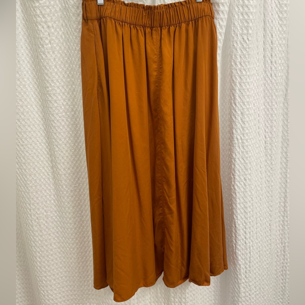 Ann Taylor Size M midi skirt. Burnt Orange. - Picture 2 of 4